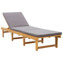 Transat - Acacia - Flexible - Cojín acolchado - 4 alturas ajustables - Ideal para exterior