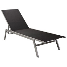 Transat - HELLOSHOP26 - Sillón reclinable - Acero - Textilène - Negro