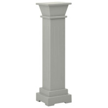 Support pilier classique carré pour plantes 17 x 17 x 66 cm mDF gris 02_0045032
