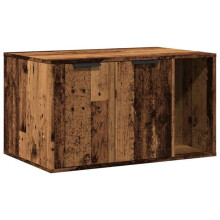 Kattenbakmeubel oud hout bruine engineering hout 02_0043344