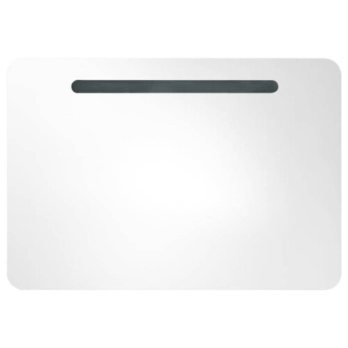 Spiegelschrank mit LED 80 x 9,5 x 55 cm MDF 1