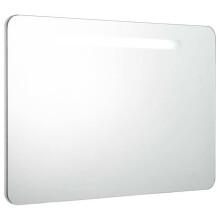 Spiegelschrank mit LED 80 x 9,5 x 55 cm MDF