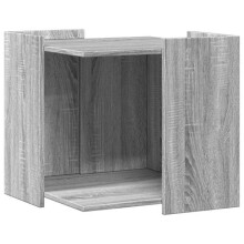 Huisdier meubel voor kattenbak Sonoma grijs engineering hout 02_0043334