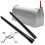 Casella postale design americano argentato con supporto per posta 16_0000332 2