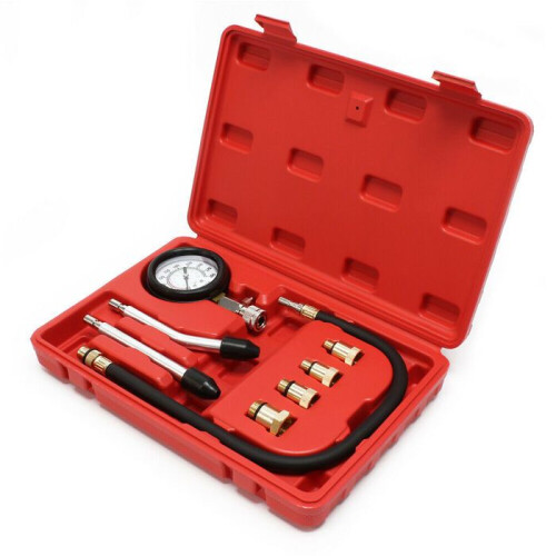 Testeur de compression - HELLOSHOP26 - 0-20 bars - Manomètre lisible - Coffret inclus - Multicolore 1