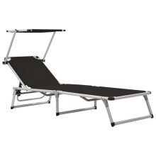 Transat - HELLOSHOP26 - Pliable mit verstellbarem Sonnendach - Aluminium und Textilene - Optimale Bequemlichkeit - Garten