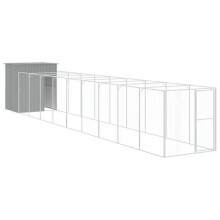 Nicho para cachorro com cobertura clara 165 x 1067 x 181 cm cinza 02_0043495