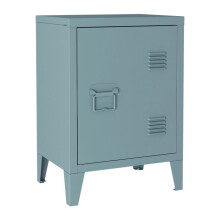 Mesa de cabeceira em aço laminado 57 x 40 x 30 cm cinza-azul 03_0008682