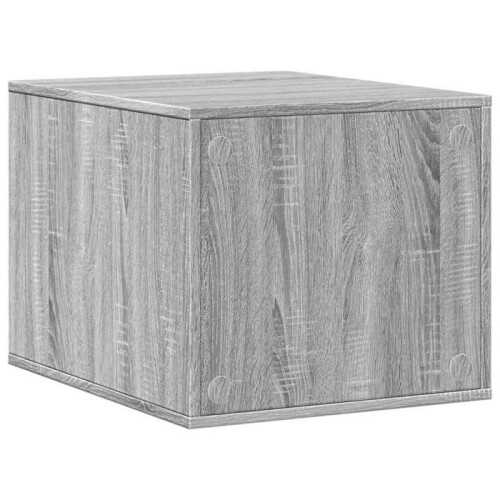 Kattenbak meubel - HELLOSHOP26 - Sonoma - Engineering hout - Grijs - Multifunctioneel 2