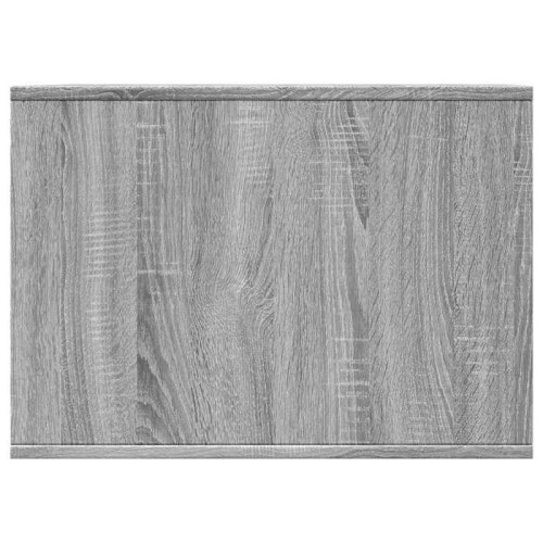 Kattenbak meubel - HELLOSHOP26 - Sonoma - Engineering hout - Grijs - Multifunctioneel 1