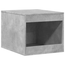 Kattenbakmeubel - HELLOSHOP26 - Engineering hout - Beton grijs - Multifunctioneel - 47x59x42 cm