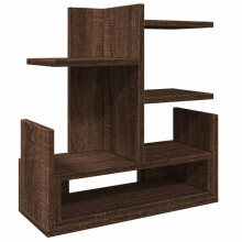 Organizzatore da ufficio - HELLOSHOP26 - 49x20x52,5 cm - Legno ingegnerizzato - Marrone - Multifunzionale
