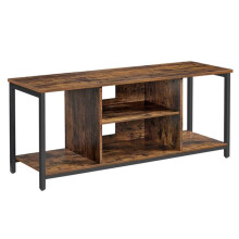 Móvel para TV - HELLOSHOP26 - 120x40x50 cm - Suporte até 60 polegadas - Design industrial - Preto