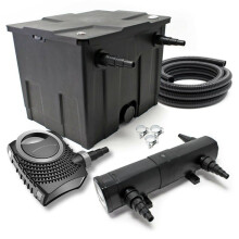 Vijverfiltratie - HELLOSHOP26 - Filtratieset - 36W - 6000 l/u - Slang 5 m