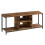 Móvel para TV - HELLOSHOP26 - 65 polegadas - Estilo industrial - 2 prateleiras abertas - Aço robusto 1