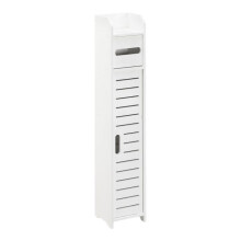 Móvel de banheiro - HELLOSHOP26 - Armário moderno - Madeira composta - Branco - 80x15x15 cm