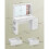 Coiffeuse - HELLOSHOP26 - Miroir avec éclairage LED - 5 tiroirs - Multiprise intégrée - Design contemporain 5