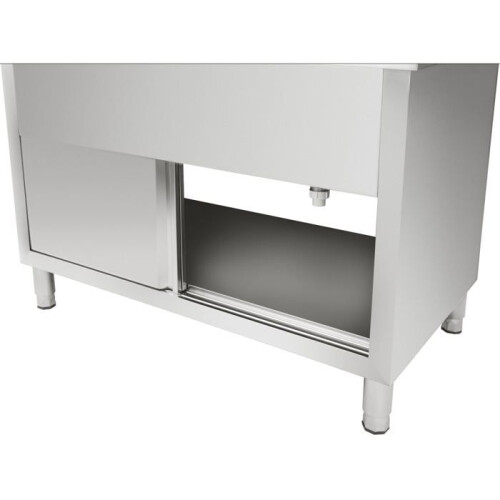 Plonge in inox professionale 120 cm 2