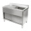Plonge in inox professionale 120 cm 1