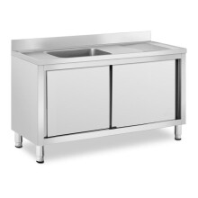 Sumidero en mueble 1 cubeta inox acero inoxidable 500 x 400 x 240 mm 14_0005018
