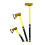 Set di 3 asce composto da un'ascia da spaccare e un martello da spaccare giallo e nero 2