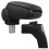 Bracciolo centrale per Volkswagen Golf 6, Scirocco con compartimento imbottito in tessuto nero 03_0000724 1