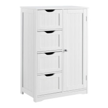 Badmöbel-Set aus lackiertem MDF, 81 cm, Weiß, 03_0000781