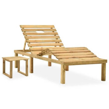 Transat chaise longue Sonnenliege Gartenliege Terrasse 200 x 70 x