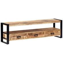 Buffet para TV de design prático 150 cm em madeira sólida de mangueira 2502013