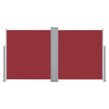 Toldo retrátil - HELLOSHOP26 - 120 x 600 cm - Poliester resistente - Cor vermelha