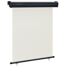 Toldo lateral retrátil - HELLOSHOP26 - 140 x 250 cm - Proteção visual - Resistente aos UV - Cor creme