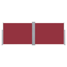 "Sombrinha paravento - HELLOSHOP26 - Retrátil - 100% poliéster - Proteção visual - Vermelho 120 cm"