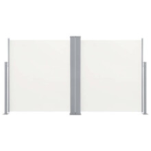 Toldo de proteção - HELLOSHOP26 - Retrátil - 170 x 600 cm - Proteção UV - Tecido creme