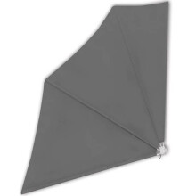 Toldo retrátil - Helloshop26 - 140 x 140 cm - Poliéster 100% - Cinza - Dobrável
