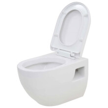 Hangende keramische toilet met vertraagde sluitfunctie wit 02_0003591