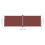 Toldo separador - HELLOSHOP26 - Retrátil - 220 x 600 cm - Proteção visual - Polyester resistente 5
