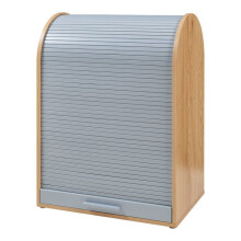 Armário de escritório - HELLOSHOP26 - 80 x 60 x 40 cm - MDF + bambu - Porta de cortina - Design contemporâneo