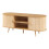 Buffet - HELLOSHOP26 - 140 x 40 x 56 cm - MDF e bambu - Móvel de sala - Estilo atemporal 1