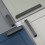 (128mm Handle) Dark Grey Cabinet Handles Square D-Bar 128-288mm 10