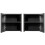 Armoire murale - HELLOSHOP26 - 30 x 30 x 19 cm - Noir - MDF - Softclose 2