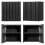 Armoire murale - HELLOSHOP26 - 30 x 30 x 19 cm - Noir - MDF - Softclose 1