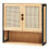 Armadio a muro - HELLOSHOP26 - 60x60x20 cm - 2 porte - MDF e bambù - Design senza tempo 1