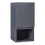 Wandschrank - HELLOSHOP26 - 60x30x30 cm - Grau - MDF - Badezimmer 1