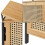 Armadio da bagno - HELLOSHOP26 - 80x40x35 cm - MDF - Bambù - Rattan 4
