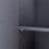 Armadio a muro - HELLOSHOP26 - Bagno - Specchio - 2 porte - Grigio 4
