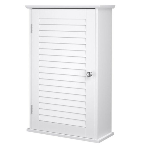 Wandmeubel - HELLOSHOP26 - Apotheekkast - MDF E1 - 40x16x60 cm - Wit
