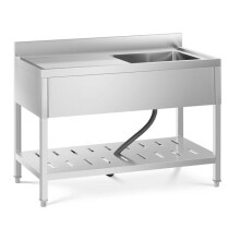 Fregadero profesional 1 compartimento 49 x 42 x 24 cm acero inoxidable 14_0000163