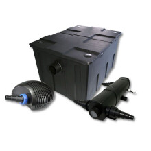 Kit de filtragem para lago de 60000 litros, esterilizador de 36 watts e bomba de 40 watts.