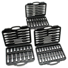 Sleutelset met dop, veelvoudige tanden, inbus sleutel, staal, gereedschapskoffer 16_0002266