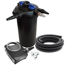 Kitset bassin 30000 liter 18 watt UVC pomp 8000 l/h slang 10 m filtratiekit 16_0001924